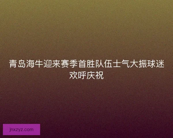 青岛海牛迎来赛季首胜队伍士气大振球迷欢呼庆祝 青岛海牛迎来赛季首胜队伍士气大振球迷欢呼庆祝